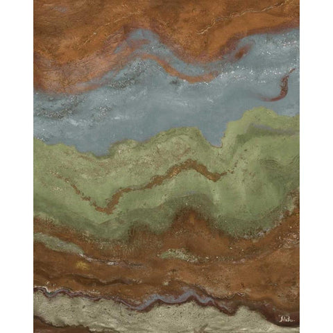 Autumn Tierra I Black Modern Wood Framed Art Print with Double Matting by Pinto, Patricia