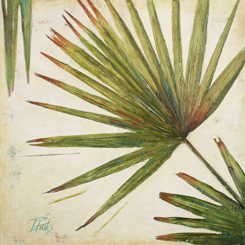 Organic II White Modern Wood Framed Art Print with Double Matting by Pinto, Patricia