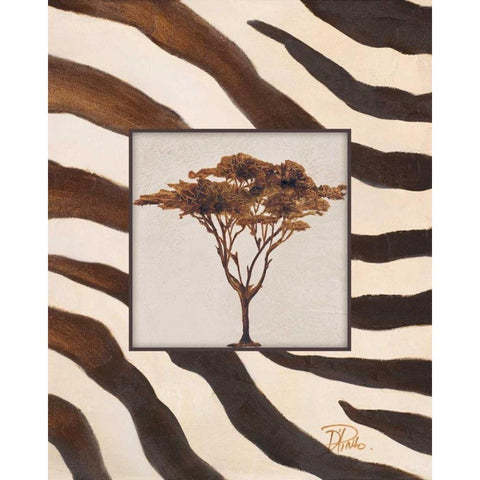 Contemporary Africa II White Modern Wood Framed Art Print by Pinto, Patricia