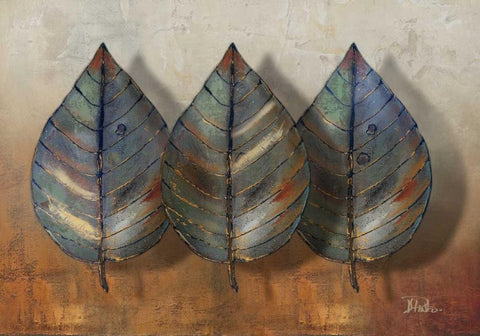 Three Amigos II White Modern Wood Framed Art Print with Double Matting by Pinto, Patricia