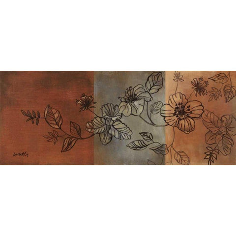 Translucence II Black Modern Wood Framed Art Print with Double Matting by Loreth, Lanie
