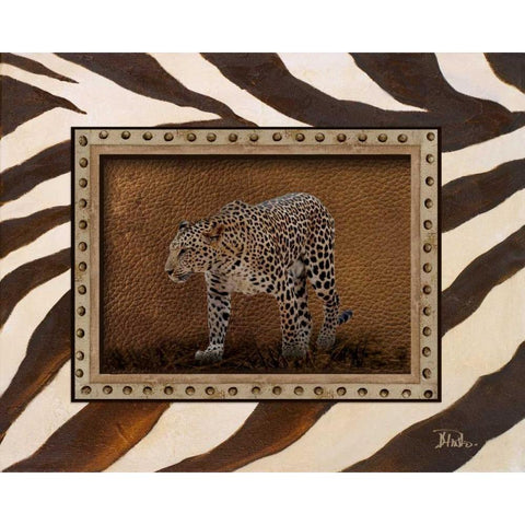 New Zebra Inspiration II Black Modern Wood Framed Art Print with Double Matting by Pinto, Patricia