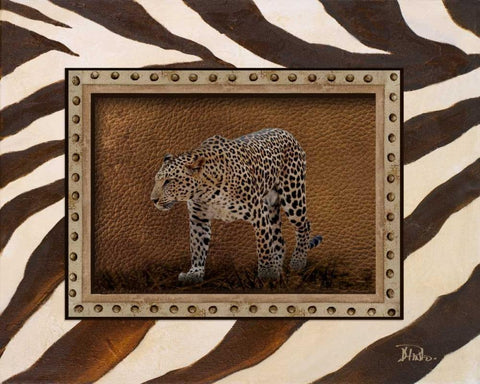 New Zebra Inspiration II Black Ornate Wood Framed Art Print with Double Matting by Pinto, Patricia