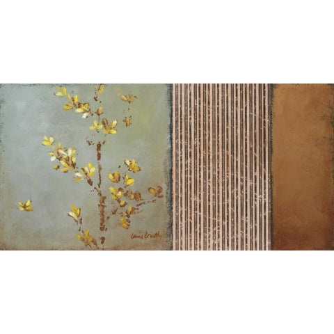 Sun-Kissed Branches II Gold Ornate Wood Framed Art Print with Double Matting by Loreth, Lanie