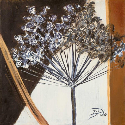 Make A Wish II White Modern Wood Framed Art Print with Double Matting by Pinto, Patricia