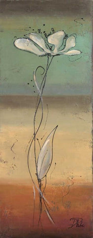 Spring Flowers I Black Ornate Wood Framed Art Print with Double Matting by Pinto, Patricia