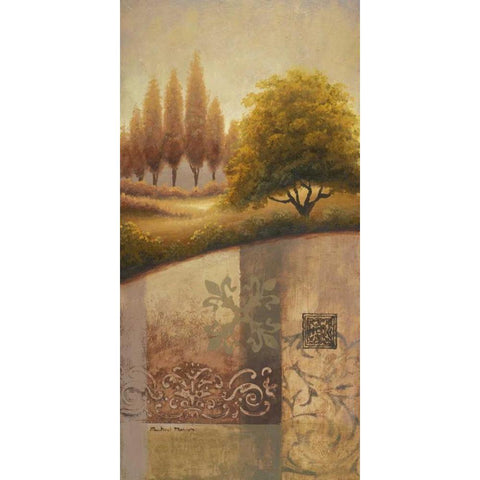 Return to Alma Black Modern Wood Framed Art Print by Marcon, Michael
