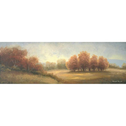 In a Distant Season I White Modern Wood Framed Art Print by Marcon, Michael
