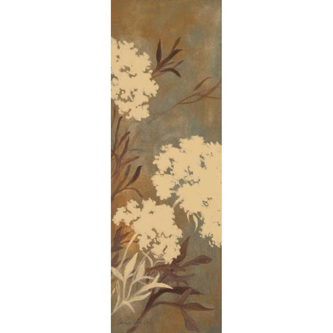 Among the Flowers III Black Modern Wood Framed Art Print with Double Matting by Loreth, Lanie