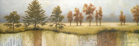 The End of a Winter I White Modern Wood Framed Art Print with Double Matting by Marcon, Michael