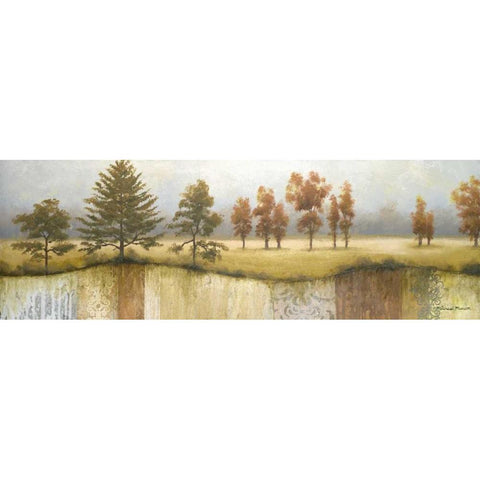 The End of a Winter I Black Modern Wood Framed Art Print by Marcon, Michael