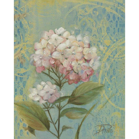 The Garden Flower I Black Modern Wood Framed Art Print by Pinto, Patricia