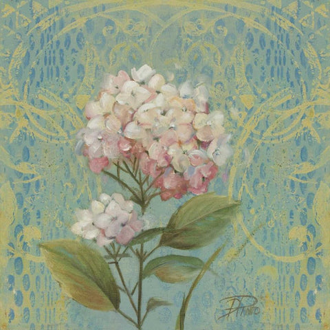 The Garden Flower I White Modern Wood Framed Art Print by Pinto, Patricia