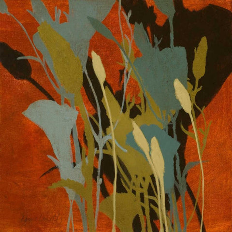 Urban Meadow II Black Modern Wood Framed Art Print by Loreth, Lanie