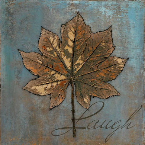 Maple Laugh Gold Ornate Wood Framed Art Print with Double Matting by Pinto, Patricia