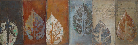 Otono I White Modern Wood Framed Art Print with Double Matting by Pinto, Patricia