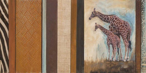 Africa Mia I Black Ornate Wood Framed Art Print with Double Matting by Pinto, Patricia