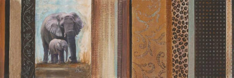 Africa Mia II Black Ornate Wood Framed Art Print with Double Matting by Pinto, Patricia