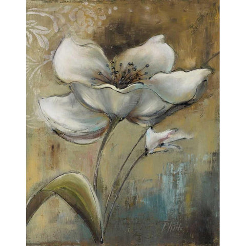 Spring I Gold Ornate Wood Framed Art Print with Double Matting by Pinto, Patricia