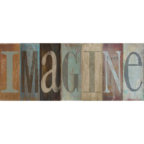 IMAGINE Gold Ornate Wood Framed Art Print with Double Matting by Pinto, Patricia