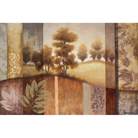 Summer Changes II Gold Ornate Wood Framed Art Print with Double Matting by Marcon, Michael