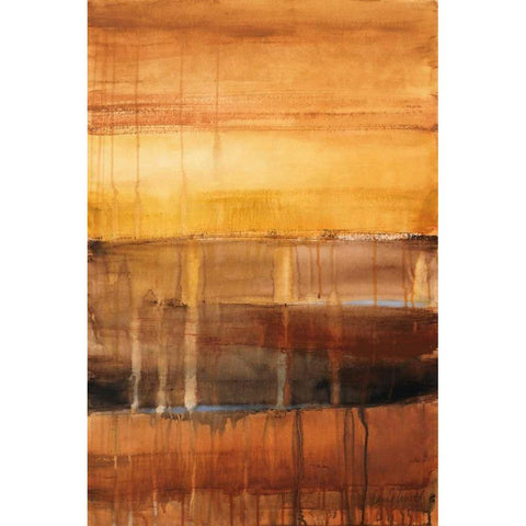 Autumn Glows I White Modern Wood Framed Art Print by Loreth, Lanie