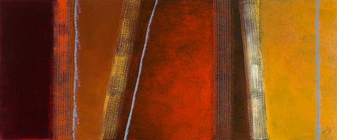 Infinity I White Modern Wood Framed Art Print with Double Matting by Loreth, Lanie