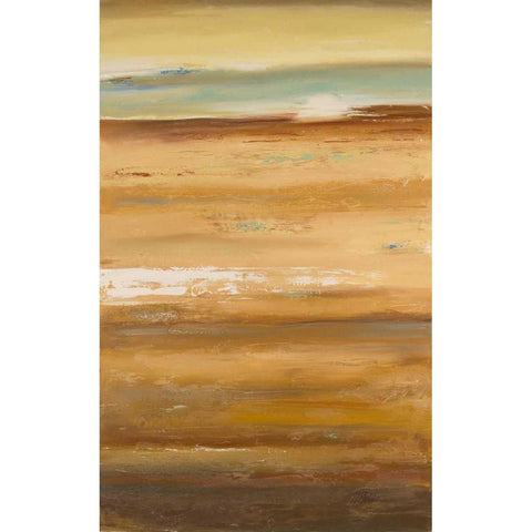 Sunrise I Black Modern Wood Framed Art Print with Double Matting by Pinto, Patricia