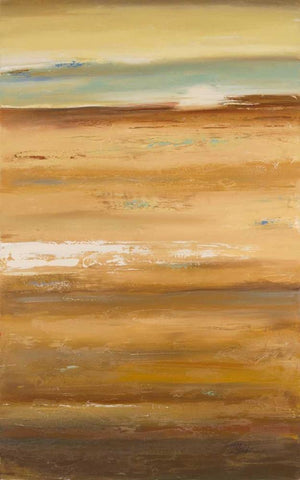 Sunrise I White Modern Wood Framed Art Print with Double Matting by Pinto, Patricia