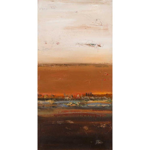 Night is Coming II Gold Ornate Wood Framed Art Print with Double Matting by Pinto, Patricia