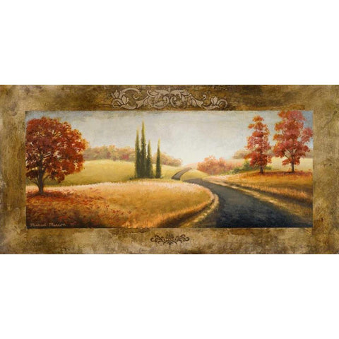 A Place of Passing Time II Black Modern Wood Framed Art Print by Marcon, Michael