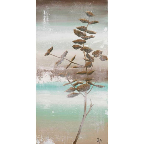 Winter Beach I White Modern Wood Framed Art Print by Hakimipour-Ritter