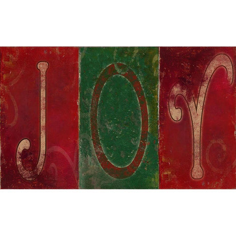 Holiday Joy Black Modern Wood Framed Art Print with Double Matting by Pinto, Patricia