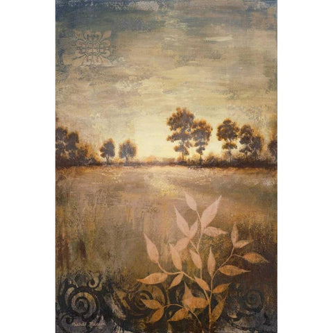 Distant Season Gold Ornate Wood Framed Art Print with Double Matting by Marcon, Michael