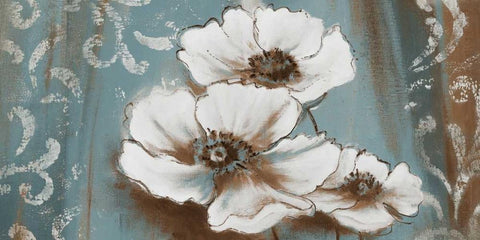 Plantation I Black Ornate Wood Framed Art Print with Double Matting by Pinto, Patricia