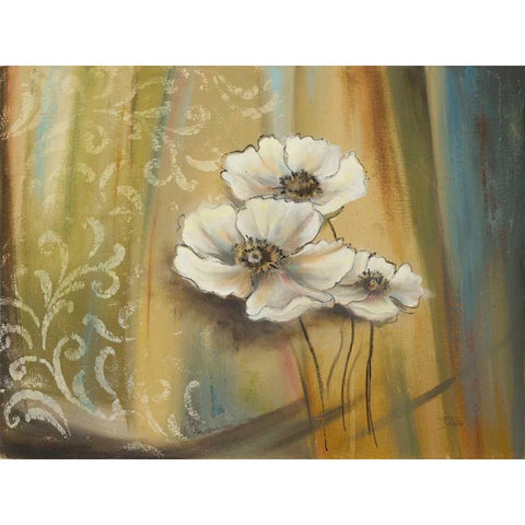 Plantation I Black Modern Wood Framed Art Print with Double Matting by Pinto, Patricia