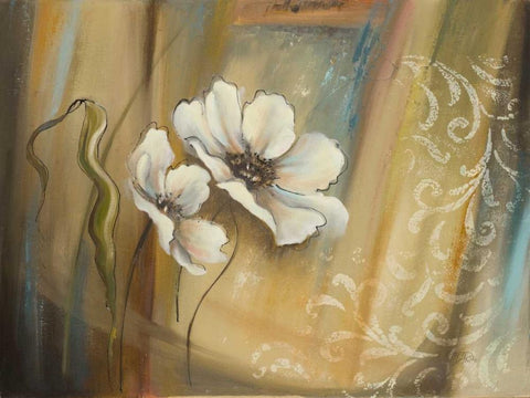 Plantation II Black Ornate Wood Framed Art Print with Double Matting by Pinto, Patricia