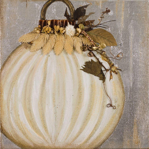 Ornament II Black Ornate Wood Framed Art Print with Double Matting by Pinto, Patricia