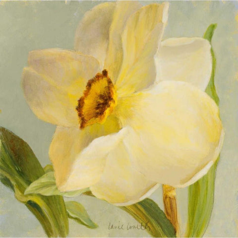 Daffodil Sky II Gold Ornate Wood Framed Art Print with Double Matting by Loreth, Lanie