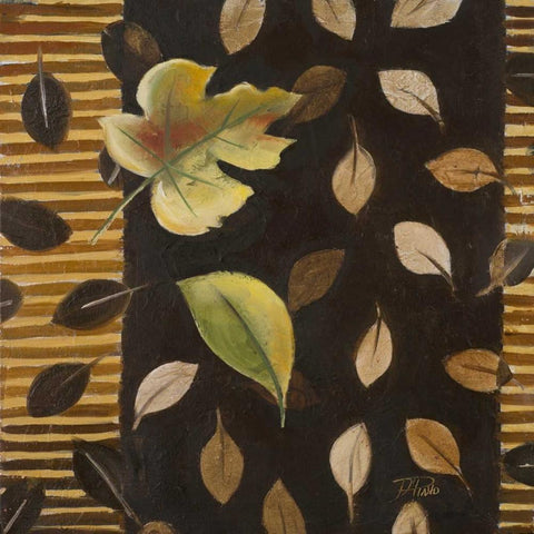 Hojitas II White Modern Wood Framed Art Print by Pinto, Patricia