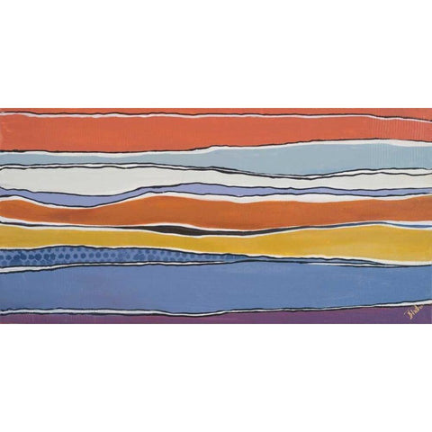 New Trends II White Modern Wood Framed Art Print by Pinto, Patricia