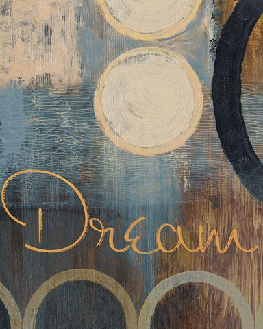 Dream Black Ornate Wood Framed Art Print with Double Matting by Marcon, Michael