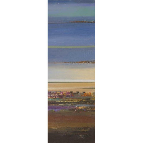 Blue Planet I Black Modern Wood Framed Art Print by Pinto, Patricia