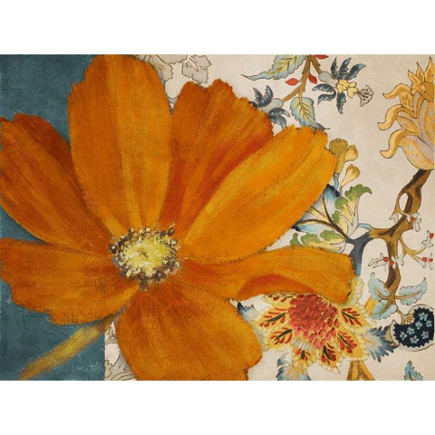 Summer in Paris I Black Modern Wood Framed Art Print with Double Matting by Loreth, Lanie