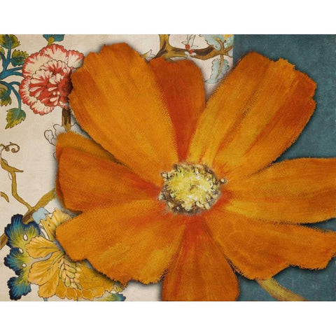 Summer in Paris II Gold Ornate Wood Framed Art Print with Double Matting by Loreth, Lanie