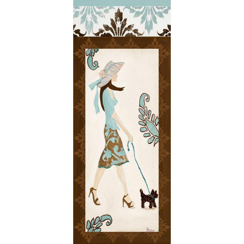 Trendsetter II Black Modern Wood Framed Art Print by Ritter, Gina