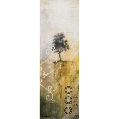 Silent Tree II Black Modern Wood Framed Art Print by Marcon, Michael