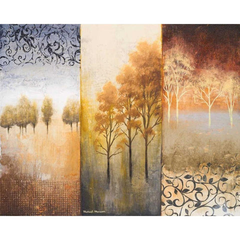 Lost in Trees II Black Modern Wood Framed Art Print by Marcon, Michael
