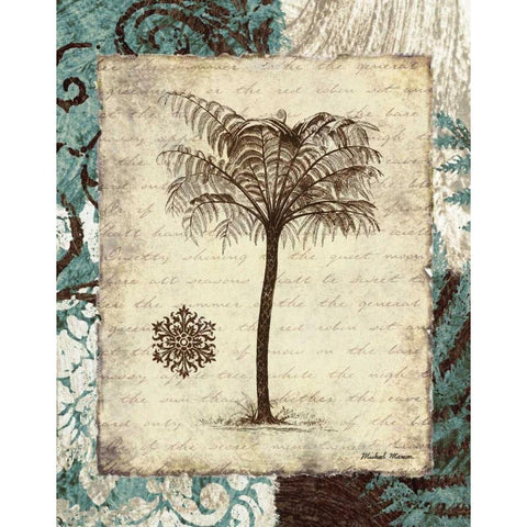 Secret Fern IV White Modern Wood Framed Art Print by Marcon, Michael
