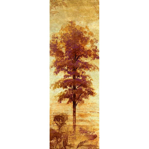 Early Autumn Chill I Black Modern Wood Framed Art Print with Double Matting by Marcon, Michael